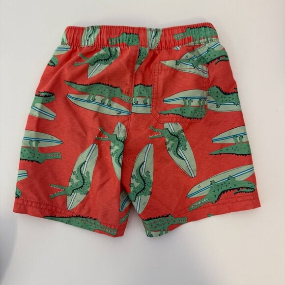 Set of 2 Boys Kids 4T Lined Swim Trunks Shorts Swim Suits - Picture 3 of 8